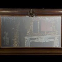 French Oak Antique Large Overmantle Mirror | Westland London