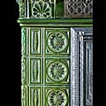 Green Tiled Ceramic Antique French Stove | Westland London