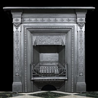 Victorian Neoclassical Cast Iron Fireplace | Westland London
