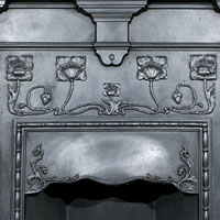 Art Nouveau Cast Iron Fireplace Surround | Westland London