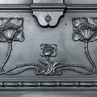 Art Nouveau Cast Iron Fireplace Surround | Westland London