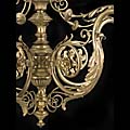 Eagles Chandelier Antique Gilt Brass Glass | Westland London