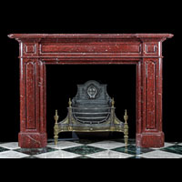 Red Marble Victorian Fireplace Mantel | Westland London