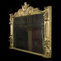 Antique Carved Giltwood Regency Mirror | Westland London