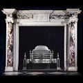 Irish White Statuary Marble Fireplace | Westland Antiques
