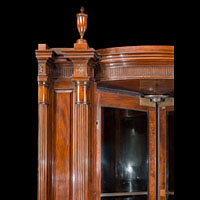 Mahogany Revolving Doors Doorway | Westland Antiques