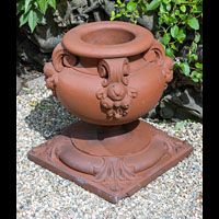 Four Antique Terracotta Small Garden Urns | Westland London