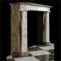 Neo Classical Column Fireplace | Carrara Marble | Campan Marble

