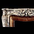 Sienna Claire French Rococo Marble Fireplace | Westland London
