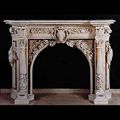 Italian Arched Stone Hunters Chimneypiece | Westland Antiques