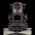 Antique French Cast Iron Stove