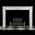 French Regency White Marble Antique Fireplace | Westland London