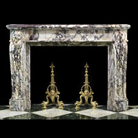 Louis XVI Lion Breche Violette Antique Fireplace | Westland