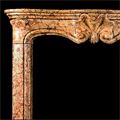 Italian Rubbio Marble Baroque Style Fireplace | Westland London
