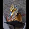 Tutankhamun Masks Pair Polychrome Egypt | Westland London