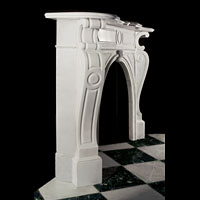 Arched White Marble Victorian Fireplace | Westland London
