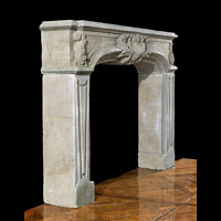Antique Stone Baroque Fireplace Mantel | Westland Antiques
