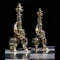 Antique Brass French Louis XVI Chenets | Westland London