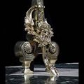 Antique Brass French Louis XVI Chenets | Westland London