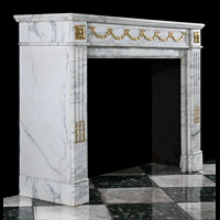 Statuary Marble French Antique Fireplace | Westland London