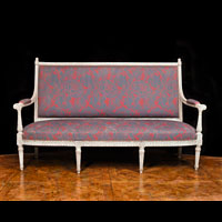 Antique Wood Louis XVI Sofa Canape | Westland London