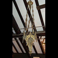 Gothic Revival Brass Hall Light | Westland London
