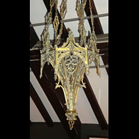 Gothic Revival Brass Hall Light | Westland London