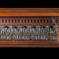 Carved Mahogany Wood Antique Fireplace | Westland London