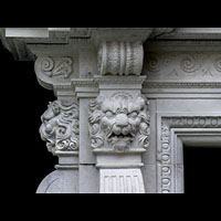 Italian Renaissance Replica Stone Fireplace | Westland Antiques