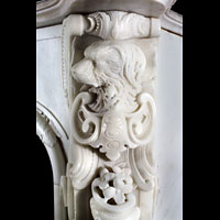 English Rococo Antique Marble Fireplace | Westland London