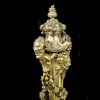 Antique Louis XVI Gilt Bronze Chenets | Westland London