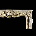 Louis XV Pavonazzo Marble Fireplace | Westland Antiques
