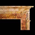 English Palladian Siena Marble Fireplace | Westland Antiques

