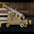 Antique Naval ships cannon.