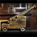 Antique Naval ships cannon.
