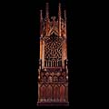 Tall Oak Carved Gothic Throne | Westland London