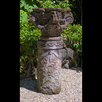 18th Century Sandstone Figural Column | Westland Antiques