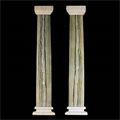 Cippolino Marble Pair Pilaster Columns | Westland London