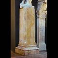 An Antique Sienna Marble Pedestal.