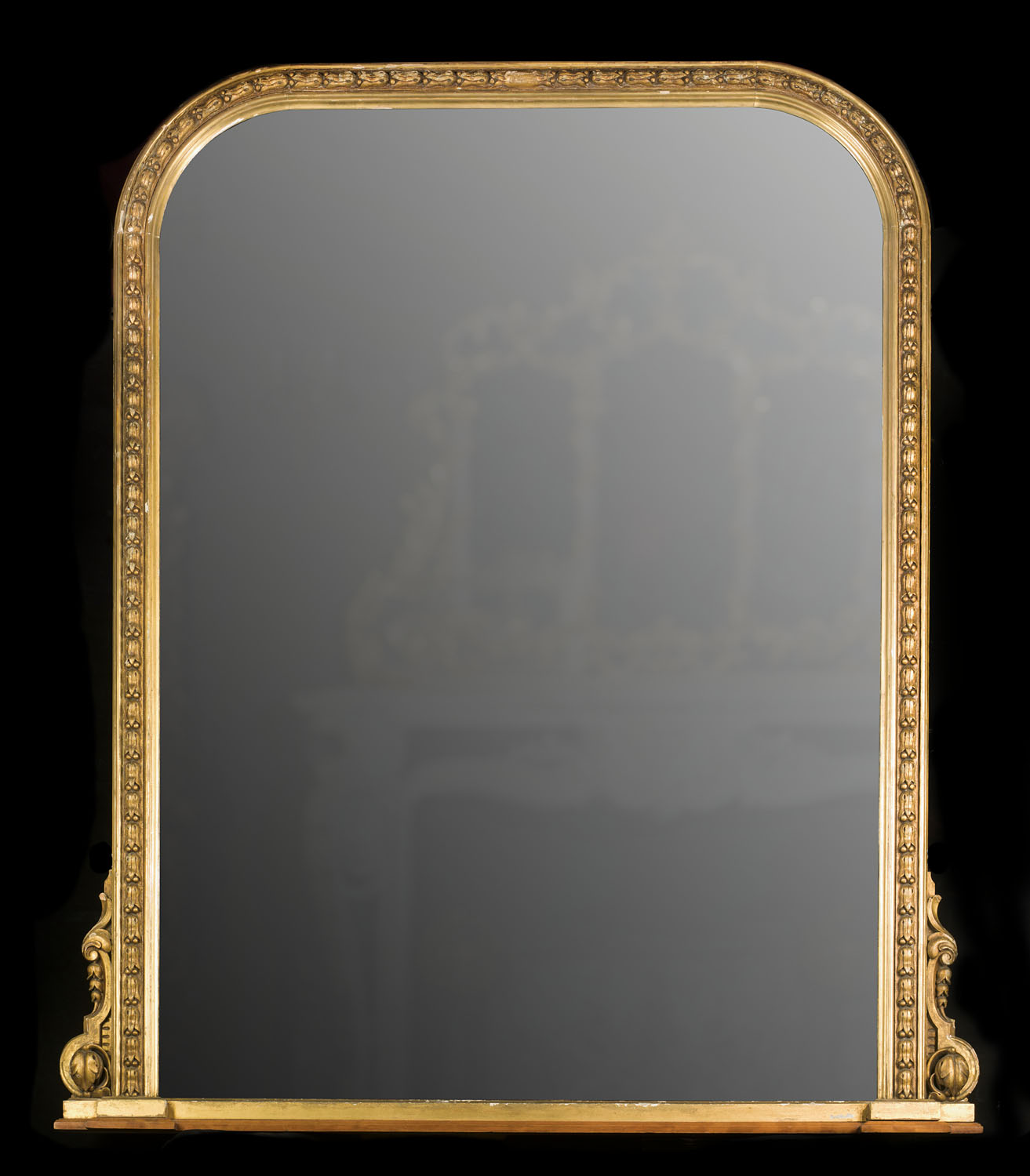 Large antique mirrors replacing existing signature