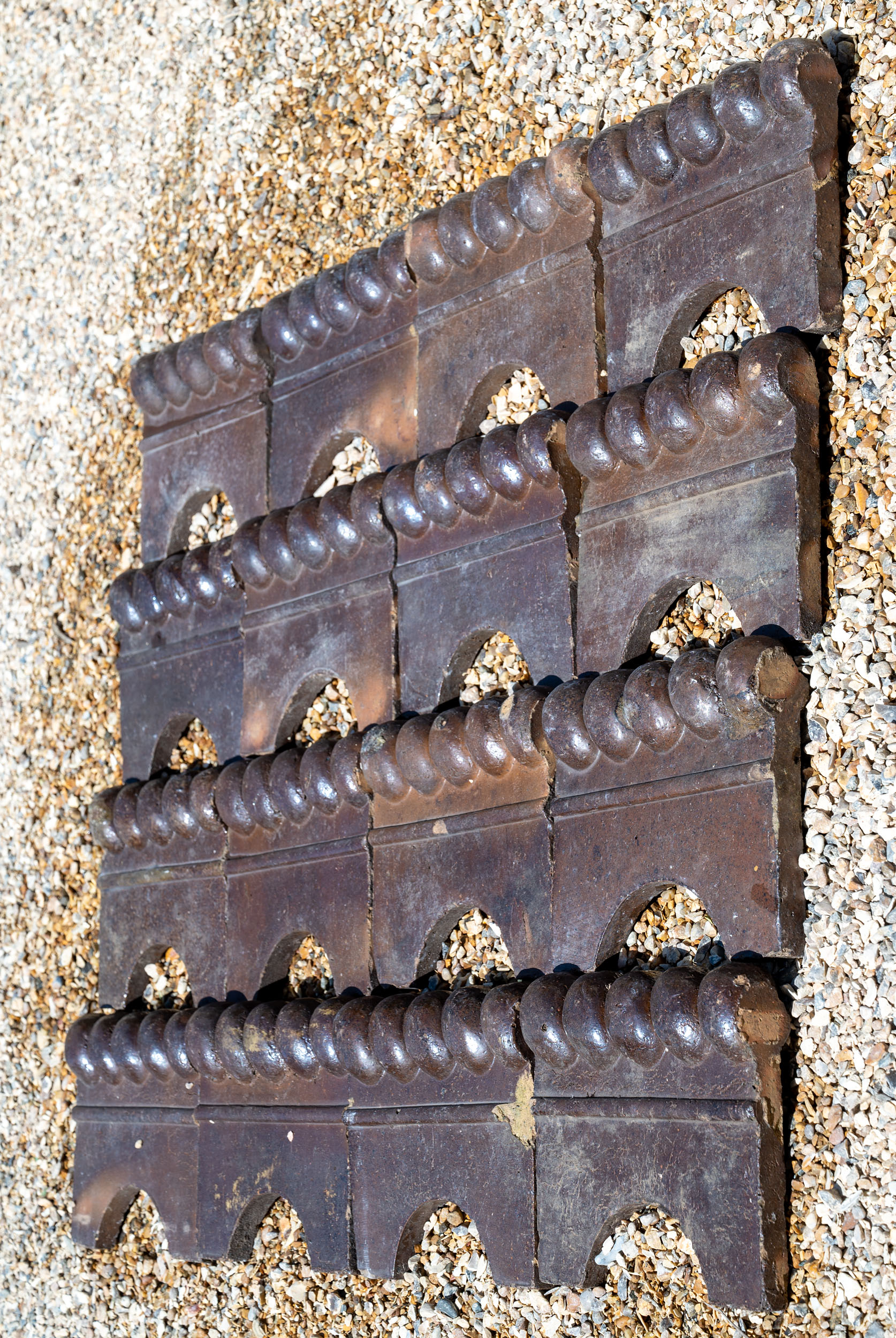 Victorian Rope Path Edging Set of Victorian Rope Edge Garden Edging Tiles | Westland london