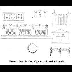 A Pair of Regency Stone Overdoor Pediments