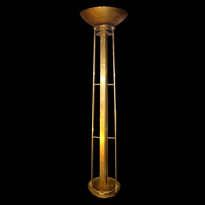 A 20th century pair of Art Deco style standard lamps    