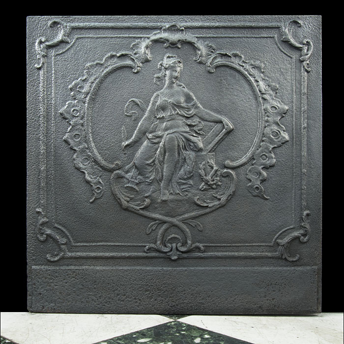 A 18th Century Style Cast Iron Fireback