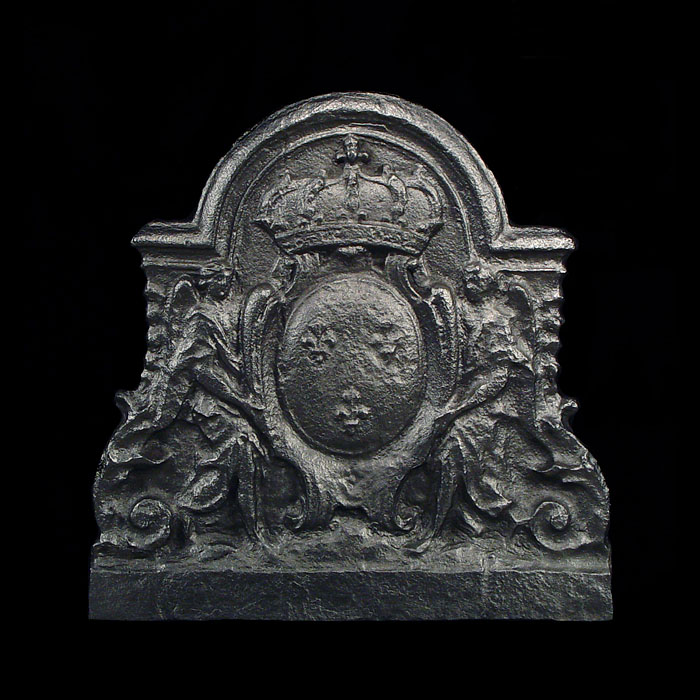 A Baroque Bourbon Coat of Arms Fireback
