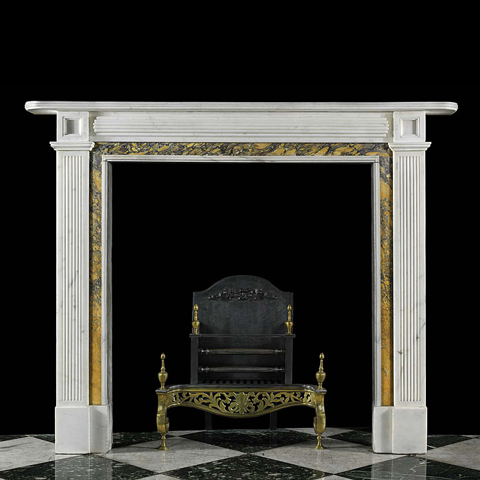 A Statuary Marble Regency Fire Surround
