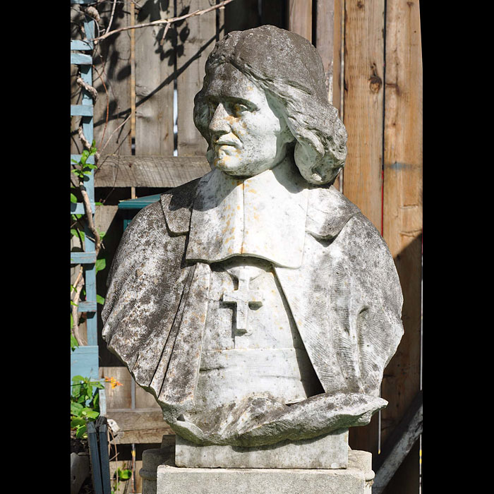 A French Statuary Marble Cardinal Bust