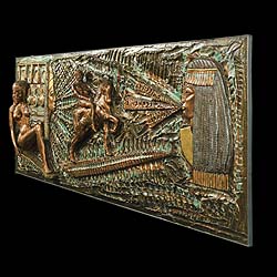 A 20th Century Egyptian Style Sculpted Plaque