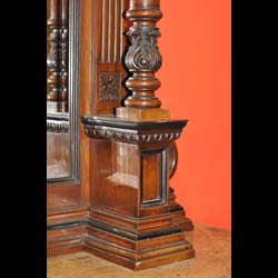  A Victorian Mahogany Overmantel Mirror
