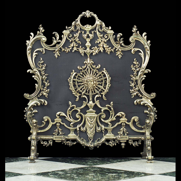 A very fine Baroque/Rococo style Antique Firescreen 